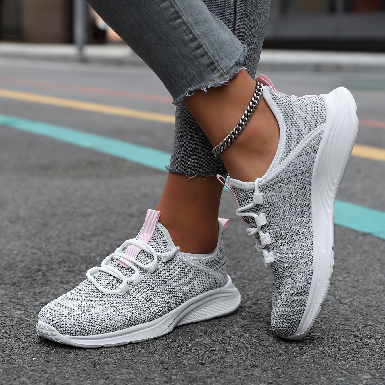 ATW- Womens Lightweight Flying Woven Running & Tennis Shoes - Secure Lace-up, Fashionable Casual, Super Breathable - Smartify4u