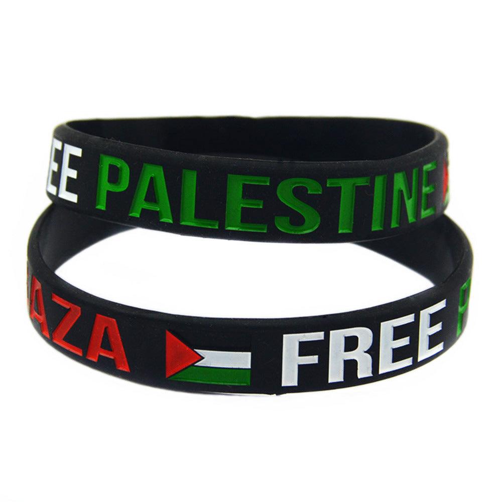 ACUP- Palestine Flag Silicone Wristband Palestine Bracelet Gaza Palestine Bracelet - Smartify4u