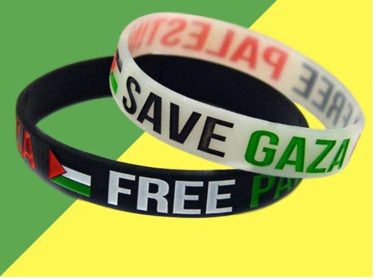 ACUP- Palestine Flag Silicone Wristband Palestine Bracelet Gaza Palestine Bracelet - Smartify4u