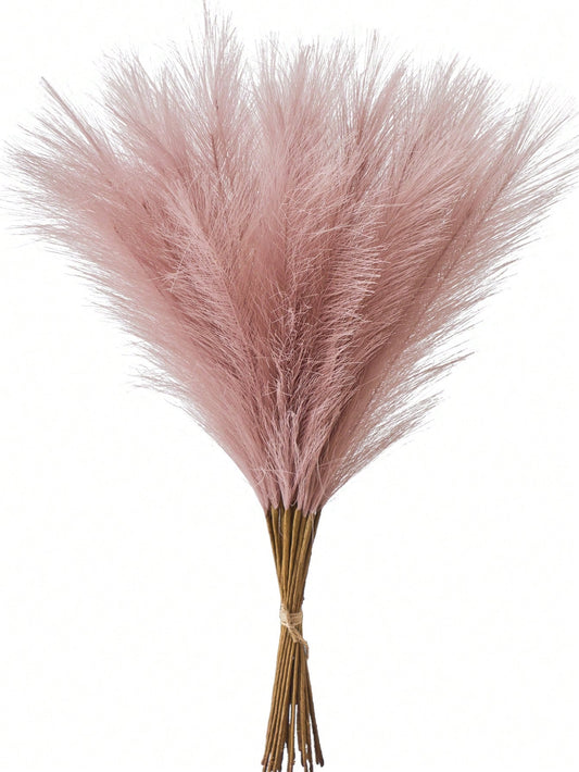 art- 5/10/20/50pcs 52cm Faux Pampas Grass Artificial Reeds Fluffy, Fake Flower Boho Deco