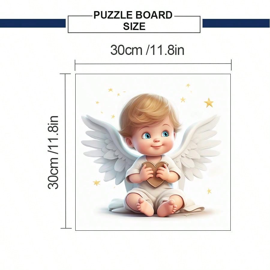 art- 1pc Cartoon Wing & Star Boy Wall Sticker For Bedroom Living Room Home Wall Decoration, Self-Adhesive