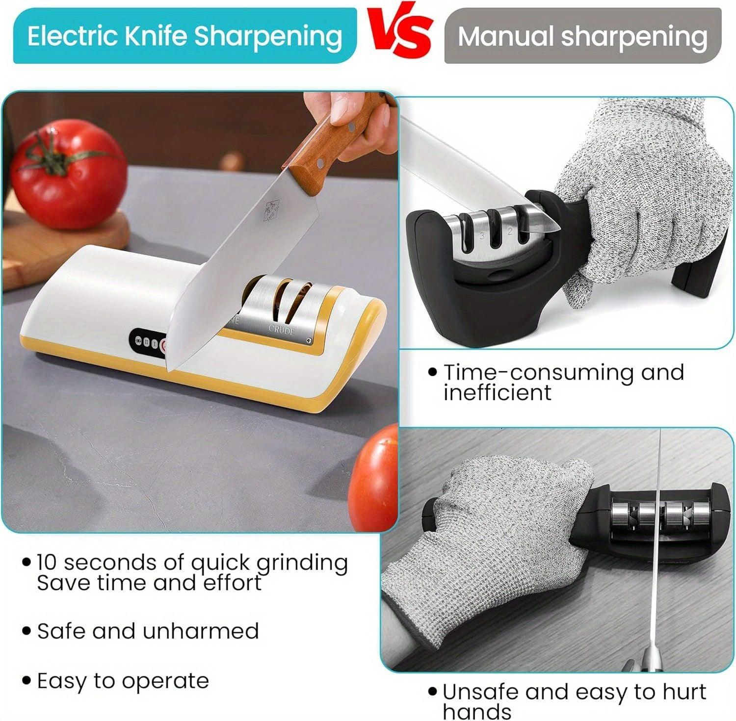 ATH- Multifunctional Electric Knife Sharpener for Various Blades - Fast, Easy, and Safe - Smartify4u