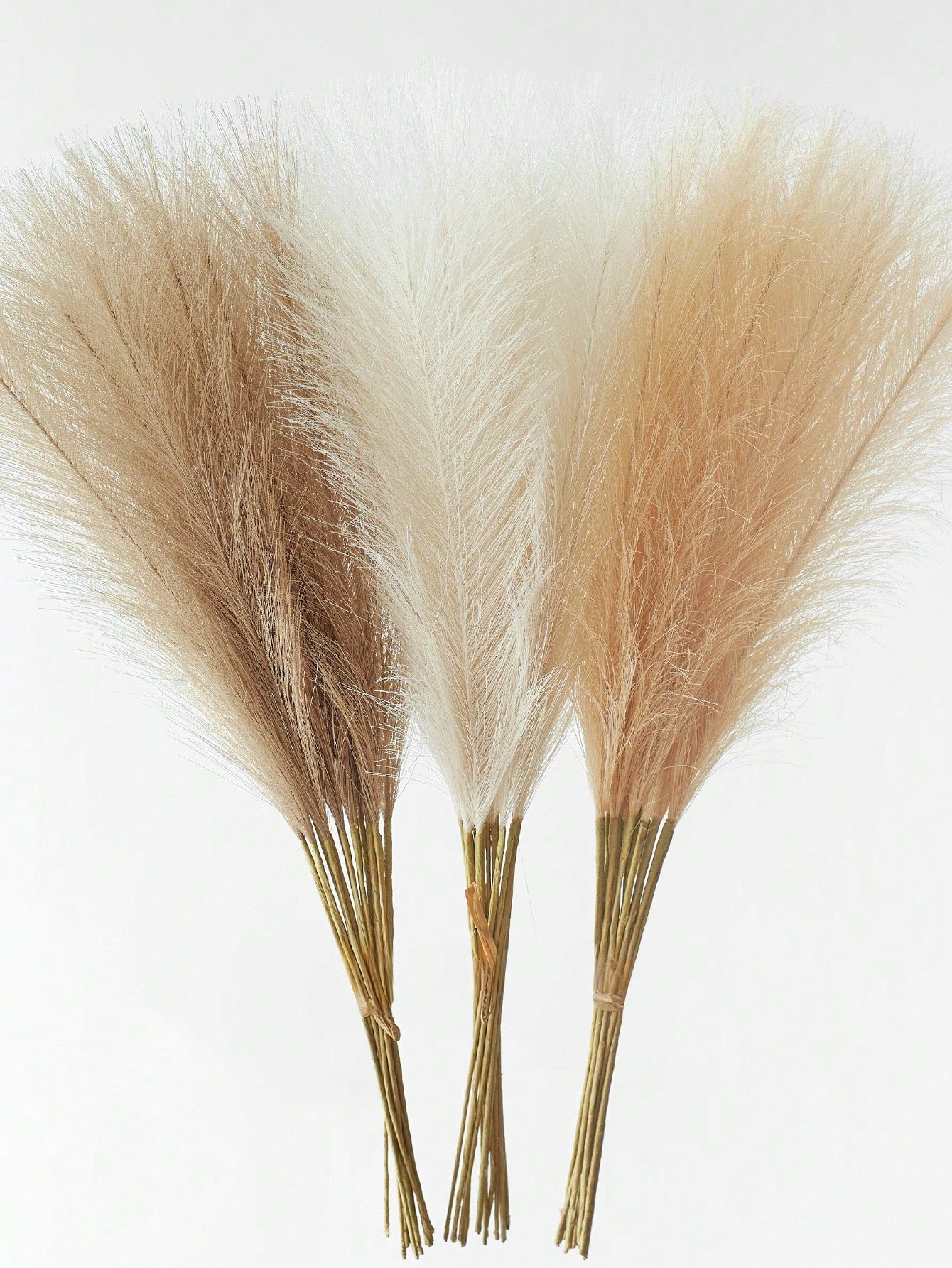 art- 5/10/20/50pcs 52cm Faux Pampas Grass Artificial Reeds Fluffy, Fake Flower Boho Deco