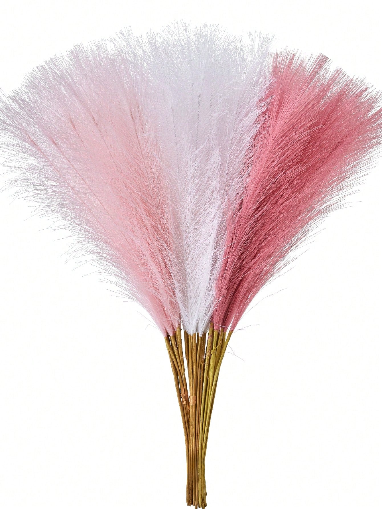 art- 5/10/20/50pcs 52cm Faux Pampas Grass Artificial Reeds Fluffy, Fake Flower Boho Deco