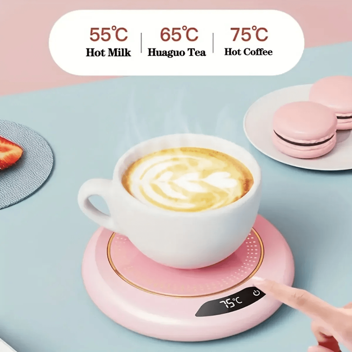 AAH- Usb Electric Heater Cup Mug Warmer, Warm Mat Constant Temperature Coaster - Smartify4u