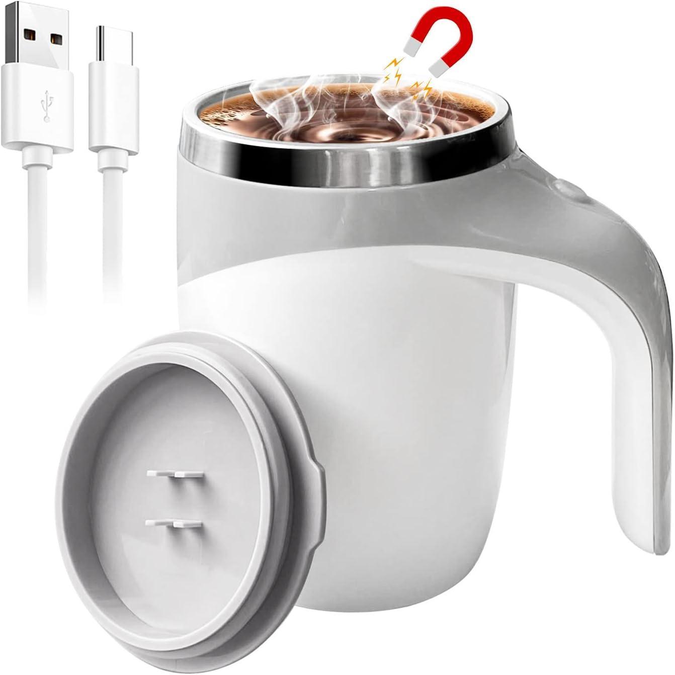 ATH- Magnetic Stirring Coffee CUP Home Office Travel Mixing Cup Suitable for Coffee Juicer - Smartify4u