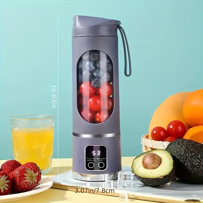 ATH- Portable Multi-function Juicer with Digital Display, Stainless Steel Blade Fruit and Vegetable Blender - Smartify4u