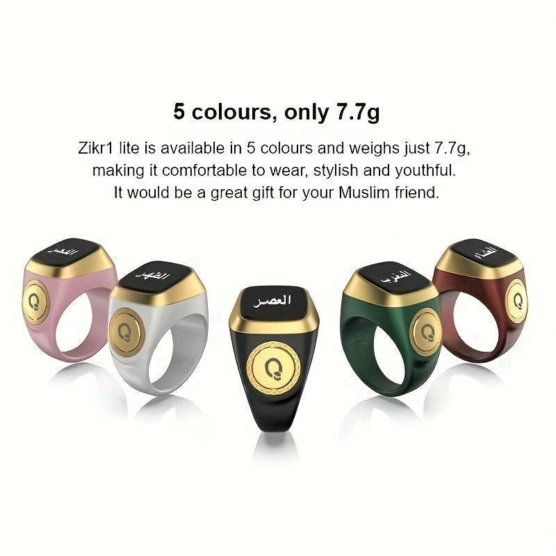 ATI- Smart Prayer Ring - Accurate Prayer Counter, Time Reminders, Prayer Direction Indicator, Stylish Watch Design - Smartify4u