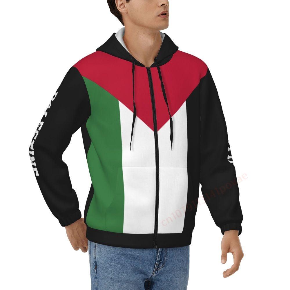 AAP- Palestine Flag 3D Printed Zipper Hoodies Sweatshirt Unisex Streetwear Spring and Autumn Casual Jacket - Smartify4u