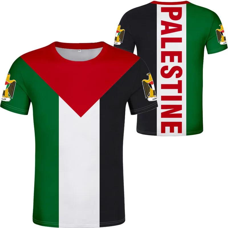 AAP- Men PALESTINE T-Shirt 3D Printed Casual Street Letter T-shirt Nation Flag Tate Palestina College Oversized Design Women Clothing - Smartify4u