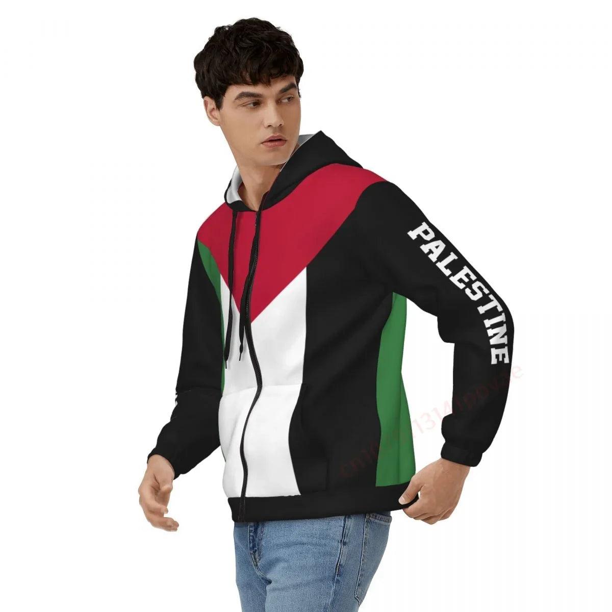 AAP- Palestine Flag 3D Printed Zipper Hoodies Sweatshirt Unisex Streetwear Spring and Autumn Casual Jacket - Smartify4u