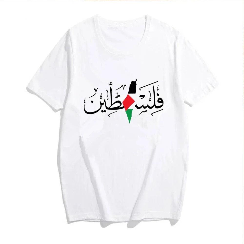 AAP- Palestine T-Shirt Watermelon Harajuku Printed Graphic Rights Unisex Short Sleeve Arab - Smartify4u