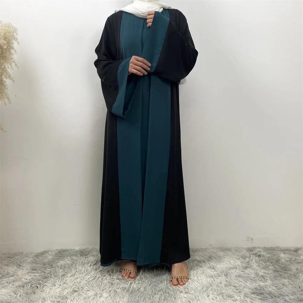 AAI- Muslim Party Dress for Women Abaya 2 Piece Long Dress Robe Jellabiya 2024 - Smartify4u