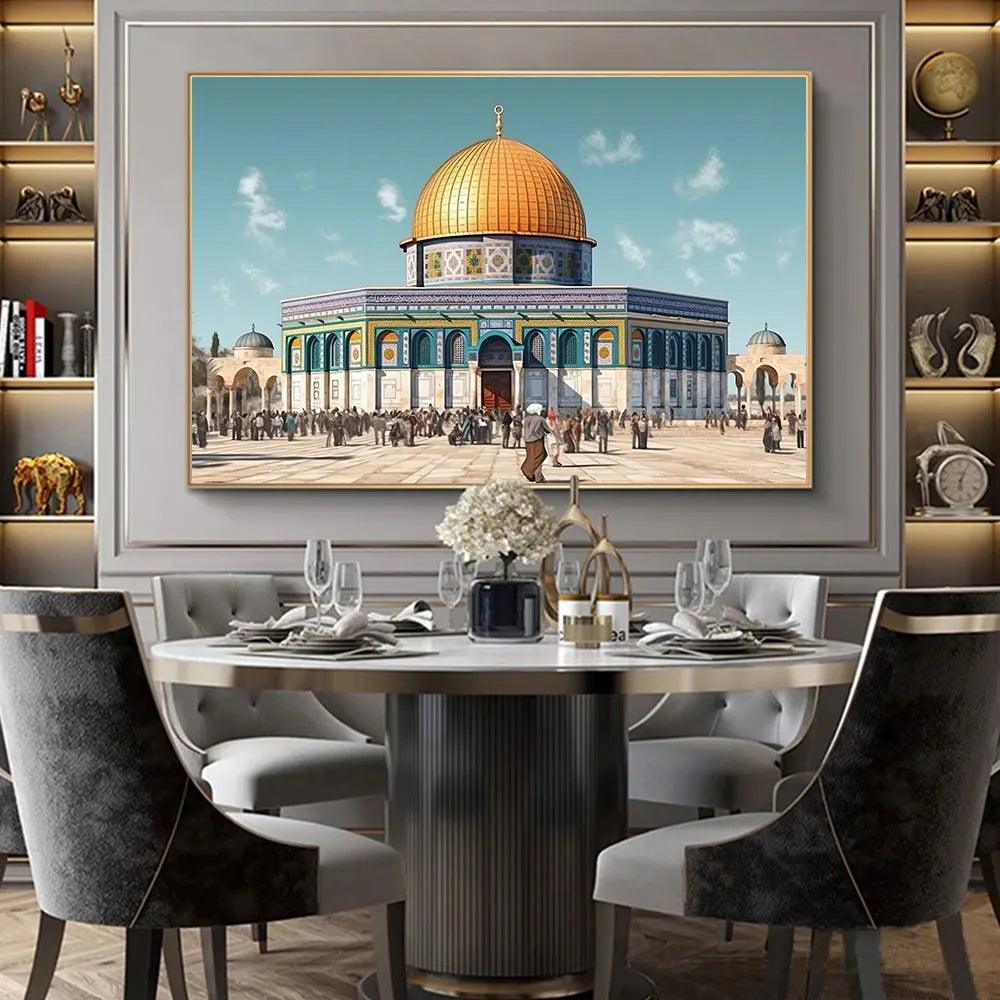 AAP- Masjid Aqsa Mosque Poster Print Home Decoration Jerusalem Palestine - Smartify4u