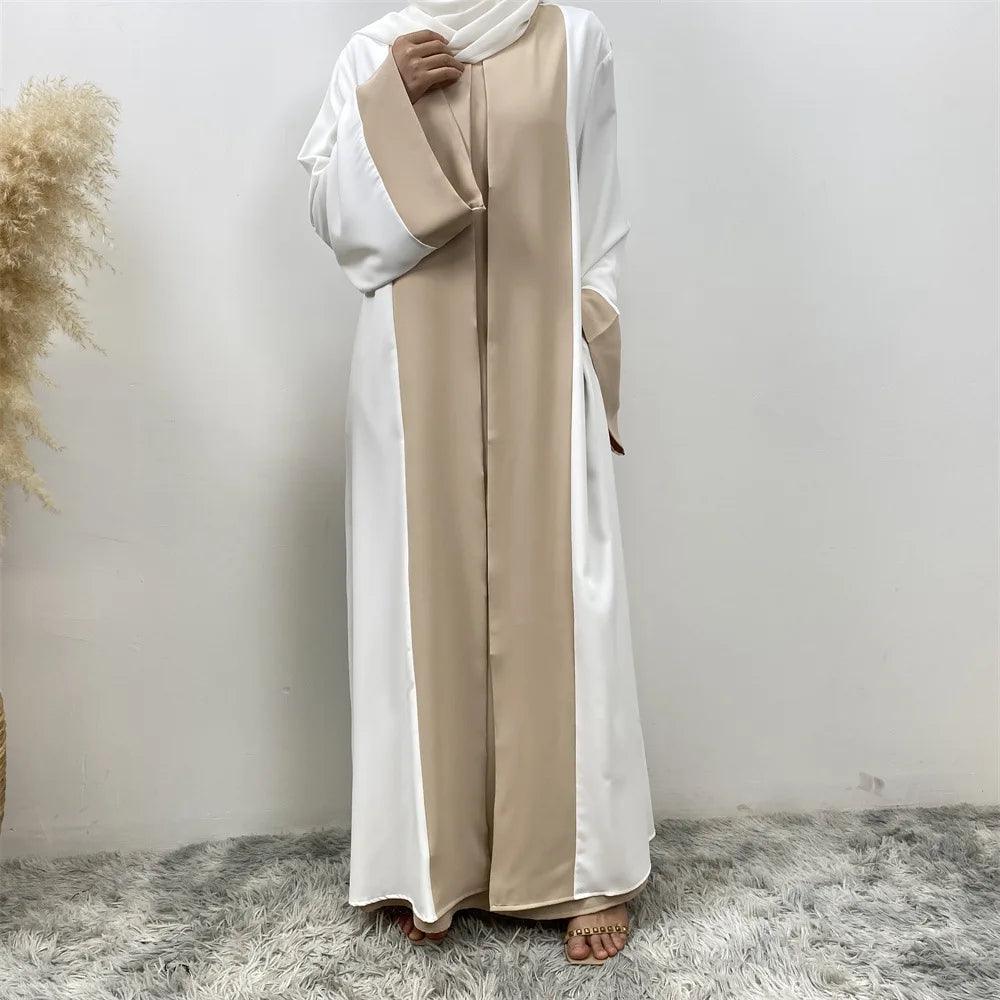 AAI- Muslim Party Dress for Women Abaya 2 Piece Long Dress Robe Jellabiya 2024 - Smartify4u