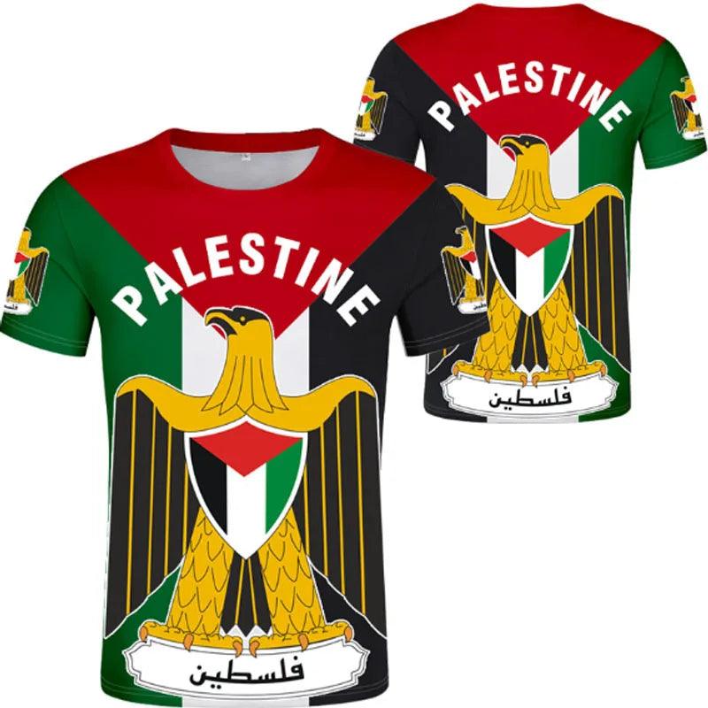 AAP- Men PALESTINE T-Shirt 3D Printed Casual Street Letter T-shirt Nation Flag Tate Palestina College Oversized Design Women Clothing - Smartify4u