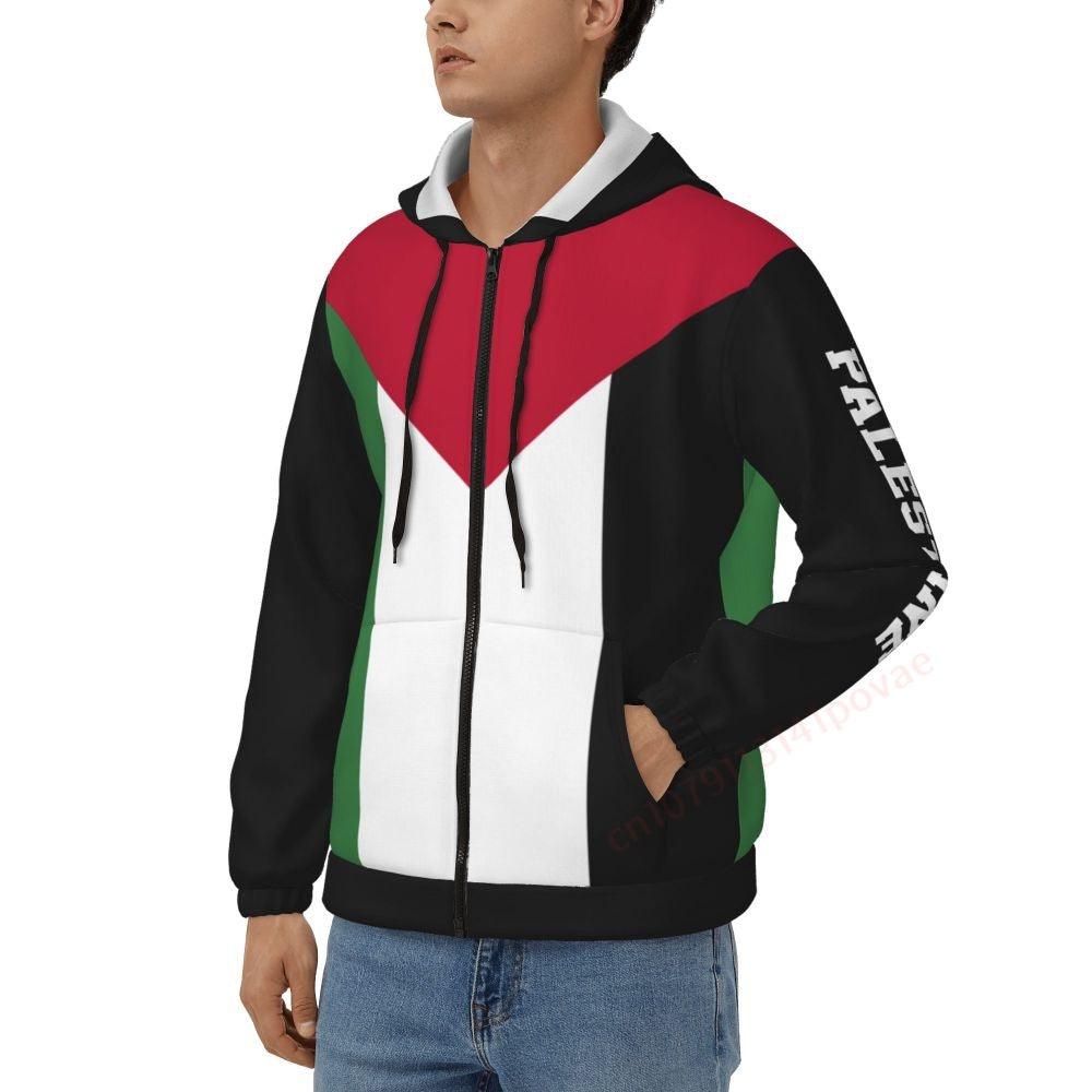 AAP- Palestine Flag 3D Printed Zipper Hoodies Sweatshirt Unisex Streetwear Spring and Autumn Casual Jacket - Smartify4u