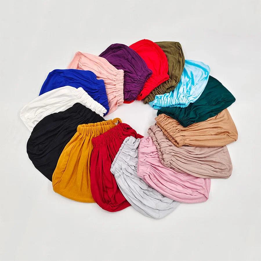 New Soft Modal Muslim Hat Inner Hijab Caps Islamic Underscarf Bonnet India Hats Female Headwrap Turbante Mujer - Smartify4u