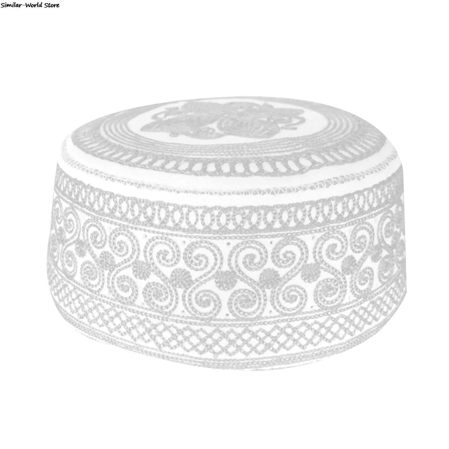 AAI- Arabic India Muslim Embroidery Prayer, Saudi Arabia Hats for men - Smartify4u