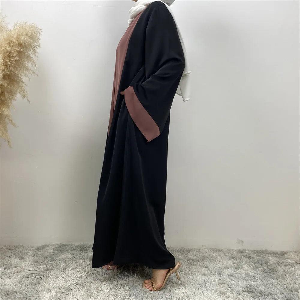 AAI- Muslim Party Dress for Women Abaya 2 Piece Long Dress Robe Jellabiya 2024 - Smartify4u