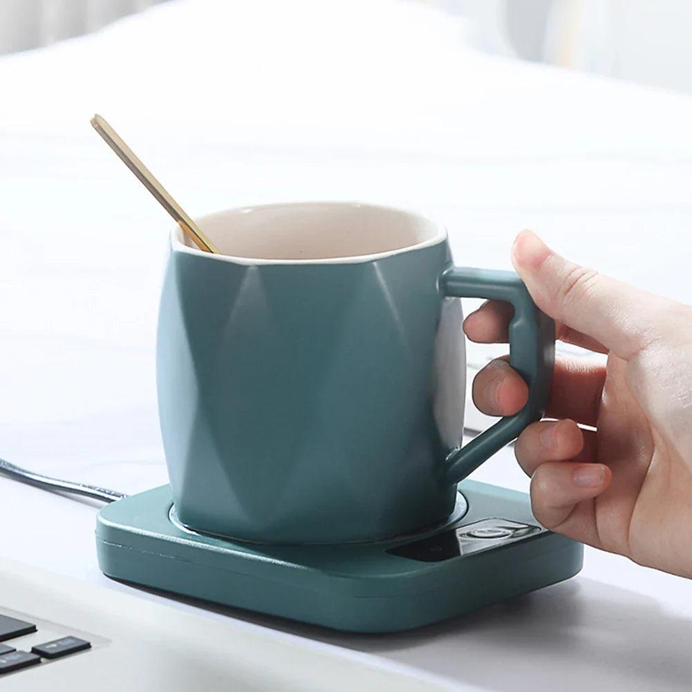 AAH- Usb Electric Heater Cup Mug Warmer, Warm Mat Constant Temperature Coaster - Smartify4u