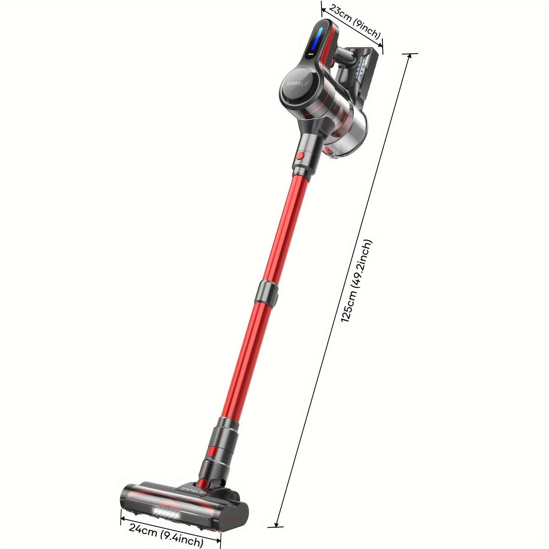 ATH- MIBODE Cordless Vacuum Cleaner, 26Kpa Powerful Stick Vacuum With 45min Runtime, Anti-Tangle 50.72oz Dust Cup, Rechargeable Wireless Vacuum - Smartify4u