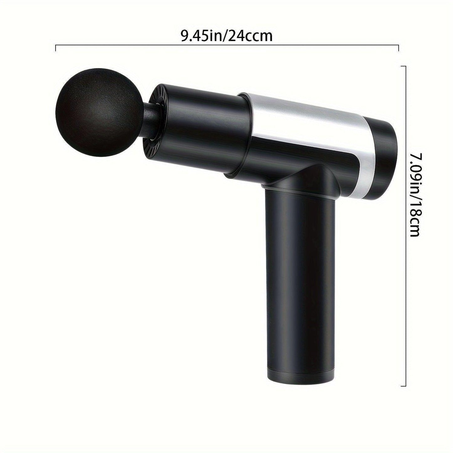 ATH- Professional Massage Gun for Athletes, Portable Body Muscle Massager Professional for Pain Relief With 6 Massage Heads 20 Speed - Smartify4u