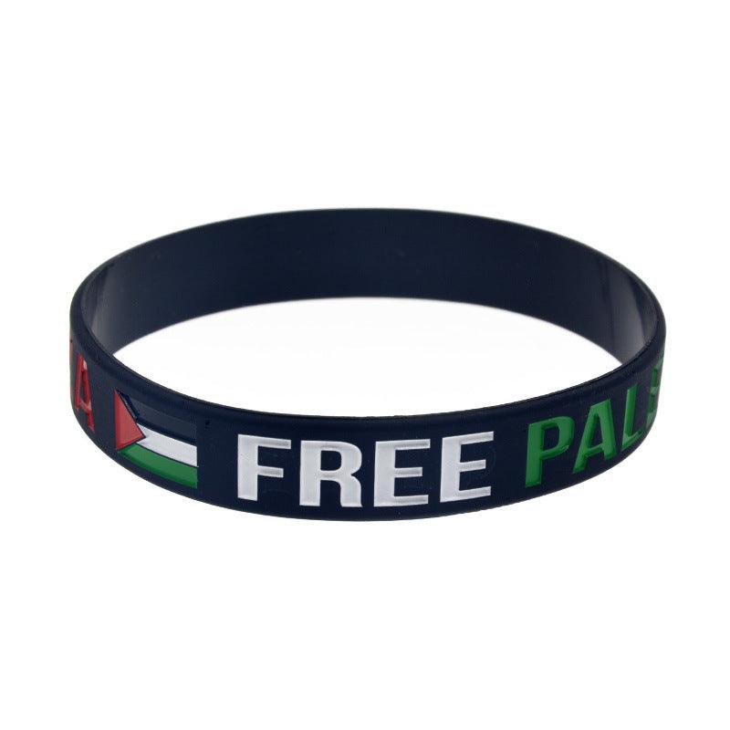 ACUP- Palestine Flag Silicone Wristband Palestine Bracelet Gaza Palestine Bracelet - Smartify4u