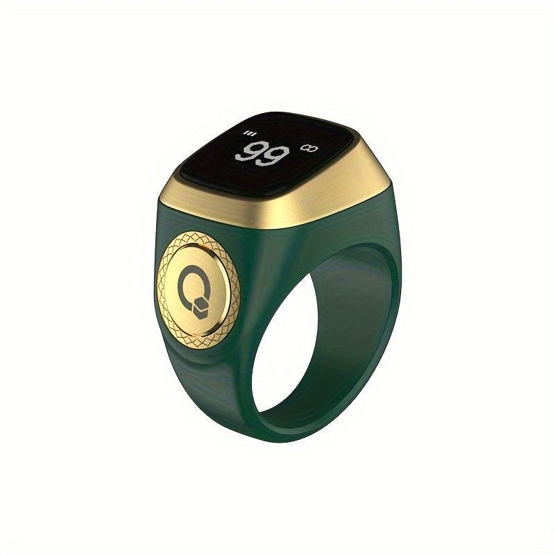 ATI- Smart Prayer Ring - Accurate Prayer Counter, Time Reminders, Prayer Direction Indicator, Stylish Watch Design - Smartify4u